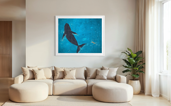 The Whale and the diver