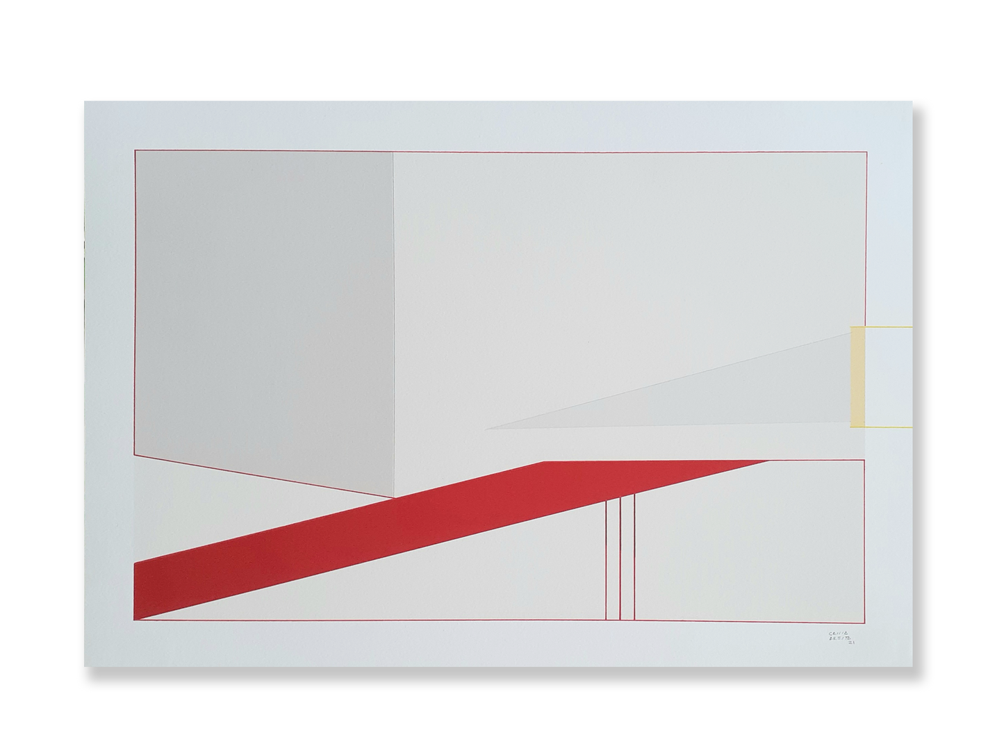 Intervenção sobre serigrafia 2 // Cassia Aresta