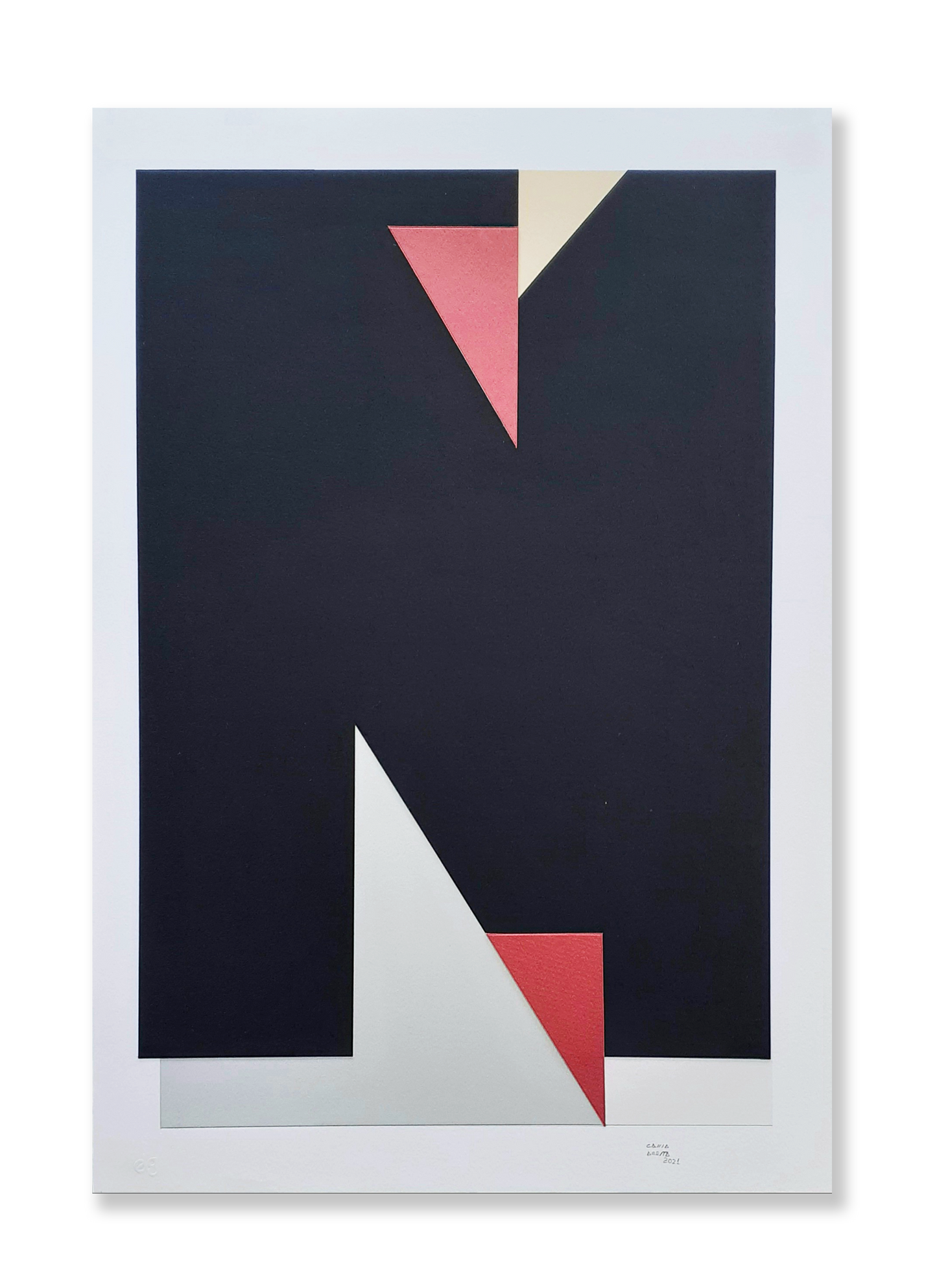 Colagem sobre serigrafia 8 // Cassia Aresta